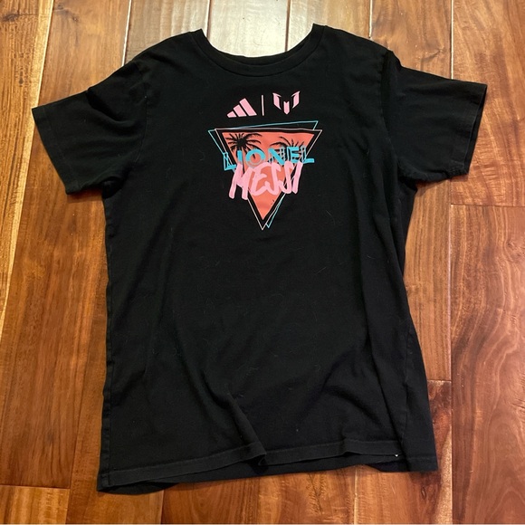 Kids Lionel Messi Inter Miami Adidas T-shirt - Picture 1 of 4